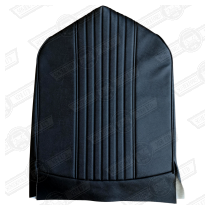 FRONT SEAT CUSHION COVER-BLACK-'67-'69