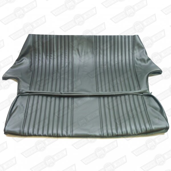 REAR SEAT COVER KIT-SALOON-BLACK-'69-'80