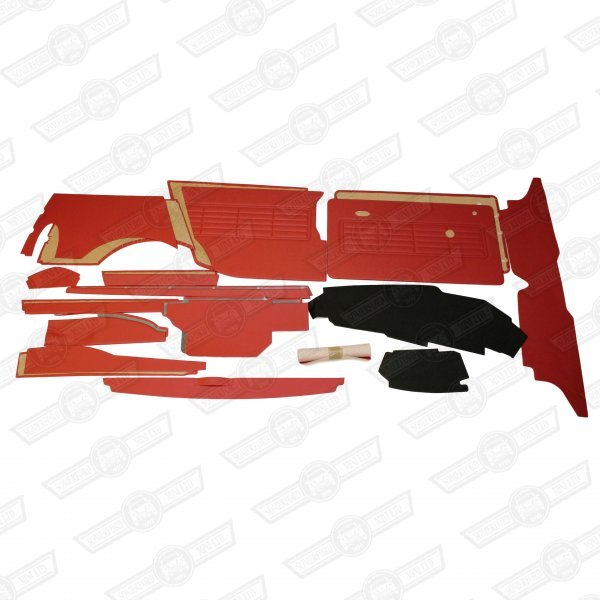 TRIM KIT-COMPLETE-TARTAN RED-CLUBMAN EST.'69-'75-RHD