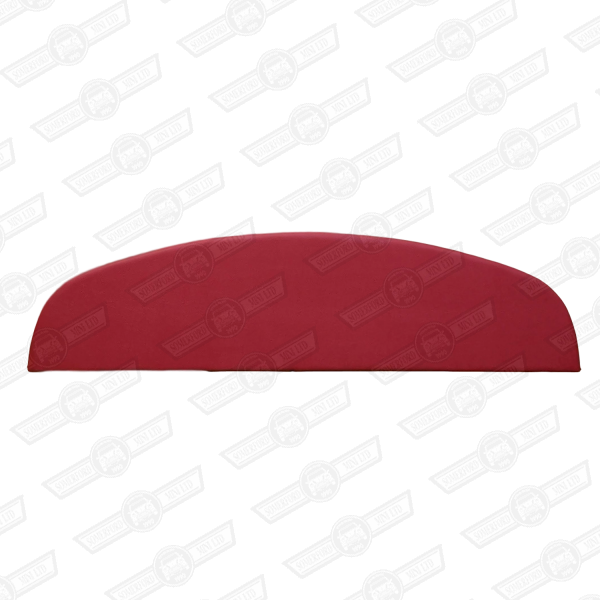 REAR PARCEL SHELF LINER-TARTAN RED-'59-'69