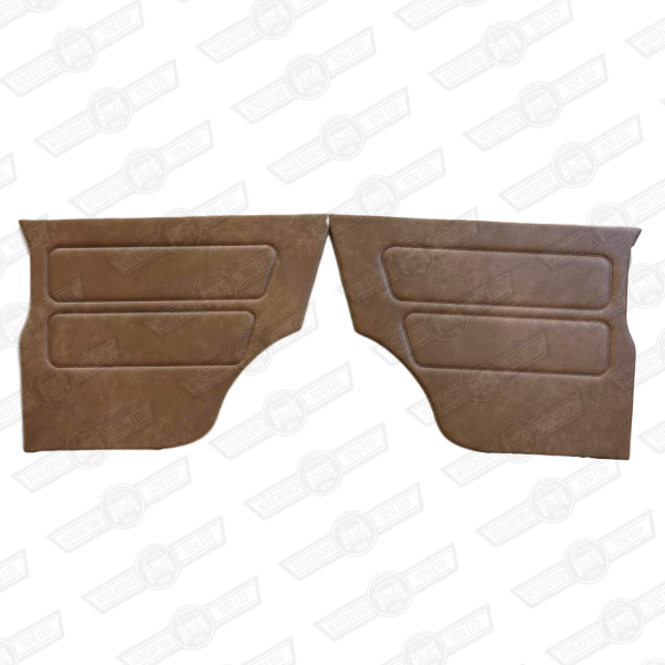 REAR 1/4 LINERS-PAIR-BEIGE-'76-'80