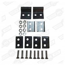 FITTING KIT- ONE PAIR DOOR CHECK STRAPS- EXT. HINGED CARS