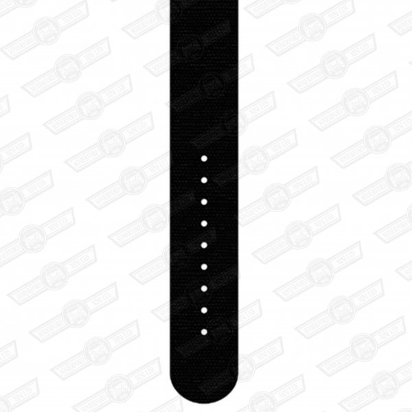 REC WATCH STRAP-22mm, BLACK NYLON- BLACK BUCKLE