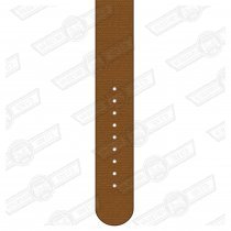 REC WATCH STRAP-22mm, DARK BROWN NYLON- SATIN BUCKLE