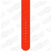 REC WATCH STRAP-22mm, ORANGE- BLACK BUCKLE