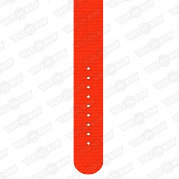 REC WATCH STRAP-22mm, ORANGE- BLACK BUCKLE