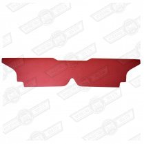 FRONT PARCEL SHELF LINER-TARTAN RED-'59-'69