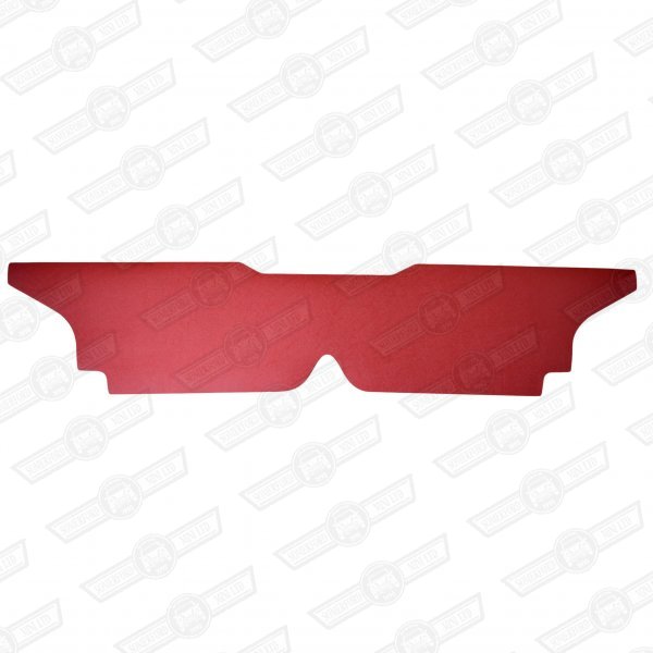 FRONT PARCEL SHELF LINER-TARTAN RED-'59-'69