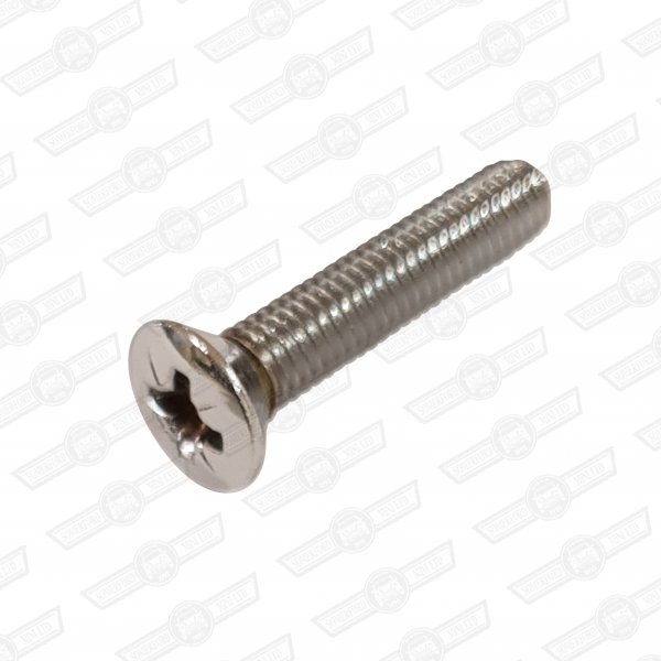 SCREW-CHROME,RAISED COUNTERSUNK,10 UNF x 1''