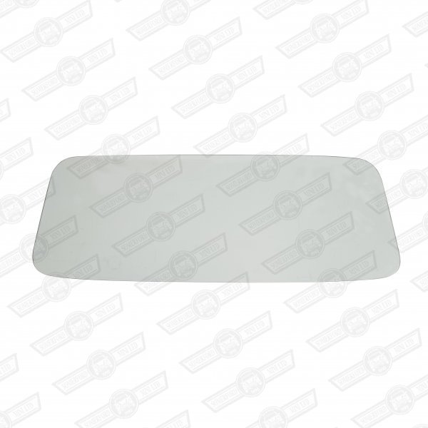 GLASS-REAR WINDSCREEN-CLEAR, UNHEATED,MK2 ONWARDS