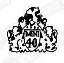 DECAL-BODYSIDE-'MINI 40'-SILVER