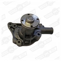 WATER PUMP,CAST IRON-SHORT IMPELLER-'59-'68. 850 & 997cc recon. exchange