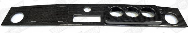 DASH-CARBON FIBRE MPI REPLACEMENT 3 + 1 AUX. GAUGES.CHROME BEZELS RHD