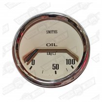 SMITHS OIL PRESSURE GAUGE, 1/2 SCALE MAG-'V' BEZ,ELECTRICAL